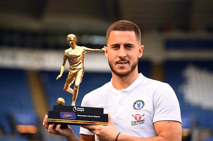 Eden Hazard won the Playmaker Award