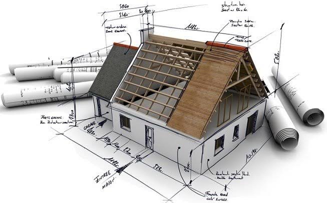 A home construction project