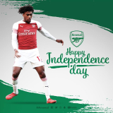 Arsenal FC Wish Nigeria Happy Independence