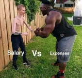 Salary Vs Expenses (Reality)