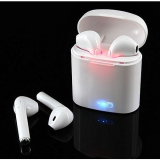 Wireless Bluetooth Earpiece With Charging Box - White